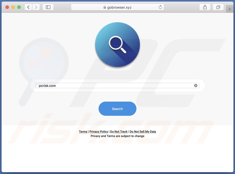 gobrowser.xyz browser hijacker alternate appearance