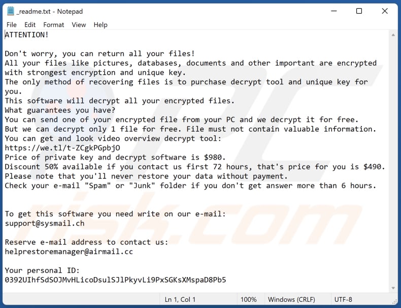 Iips ransomware text file (_readme.txt)