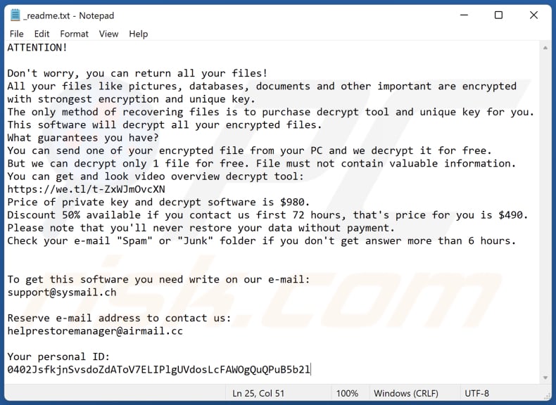 Jjtt ransomware text file (_readme.txt)