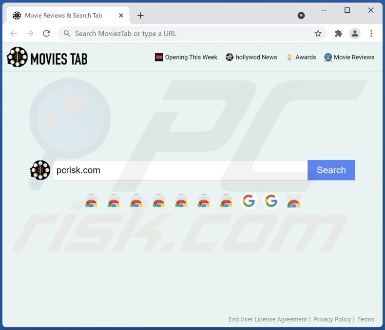 movieztab.com browser hijacker