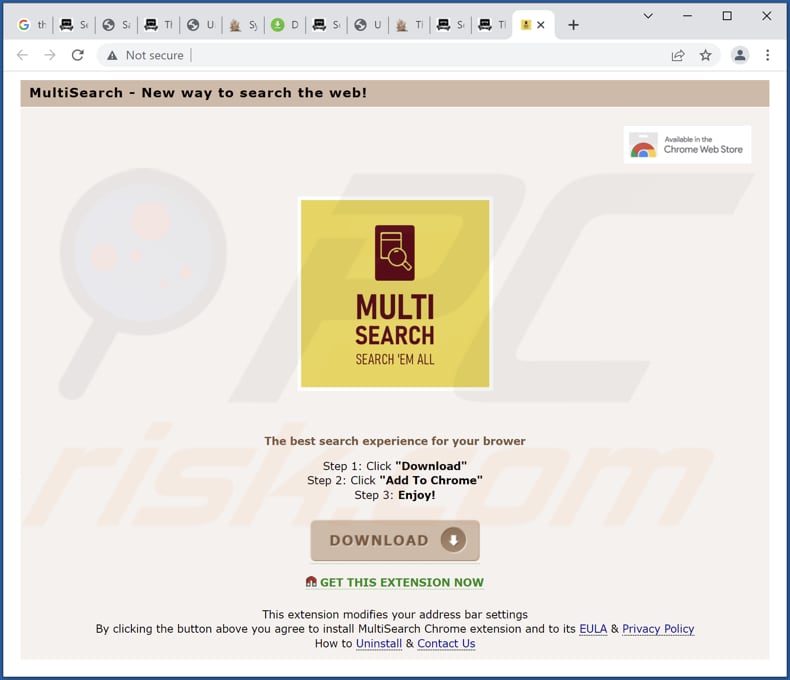 multisearch.live browser hijacker deceptive promoter