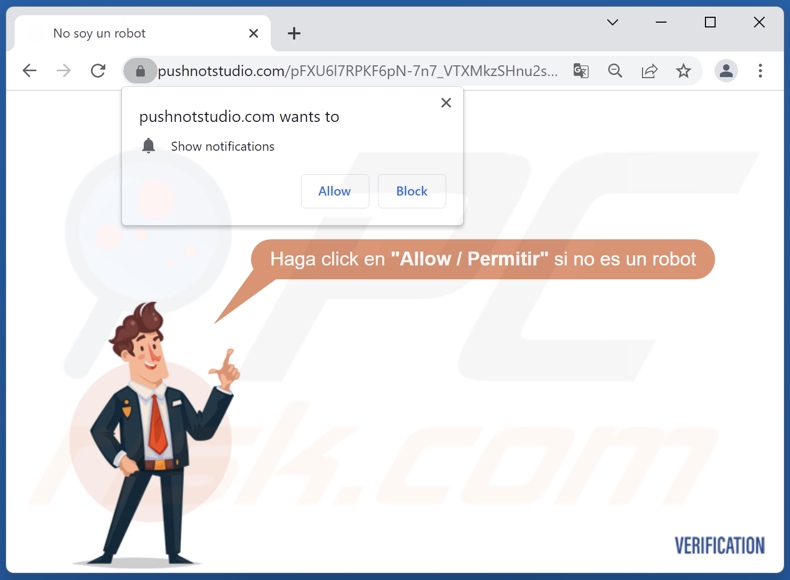 pushnotstudio[.]com pop-up redirects