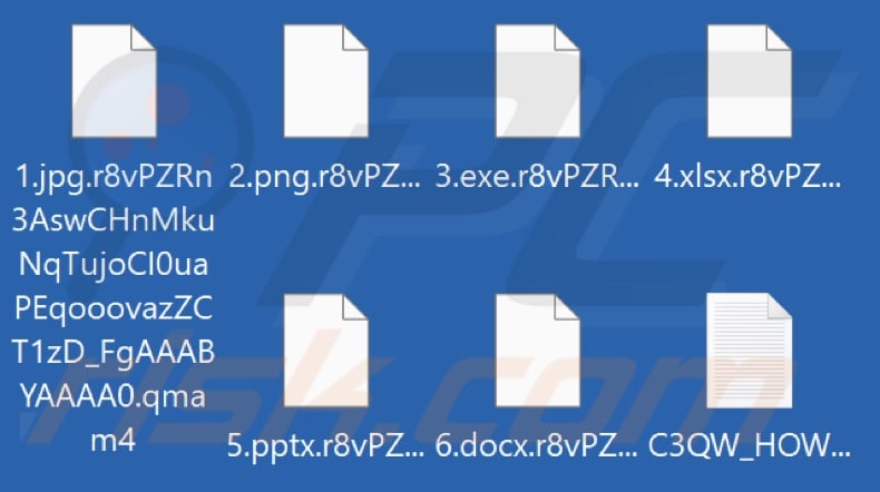 Files encrypted by Qmam4 ransomware (.qmam4 extension)