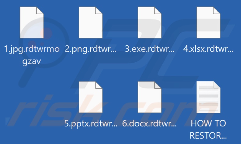Files encrypted by Rdtwrmogzav ransomware (.rdtwrmogzav extension)