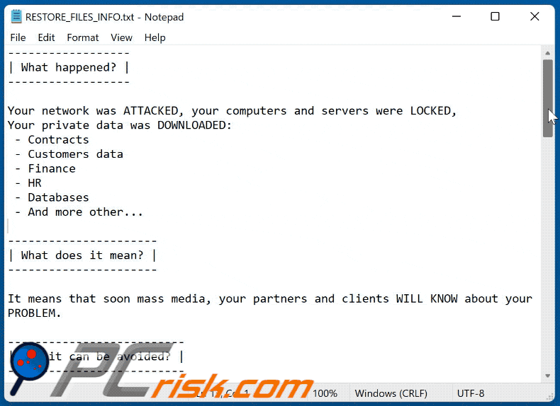 sabs ransomware ransom note RESTORE_FILES_INFO.txt gif