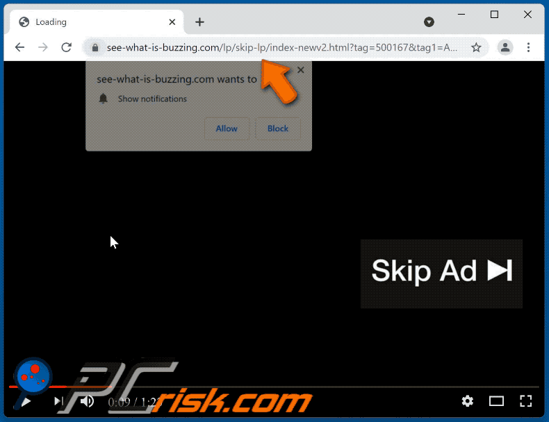 see-what-is-buzzing[.]com website appearance (GIF)