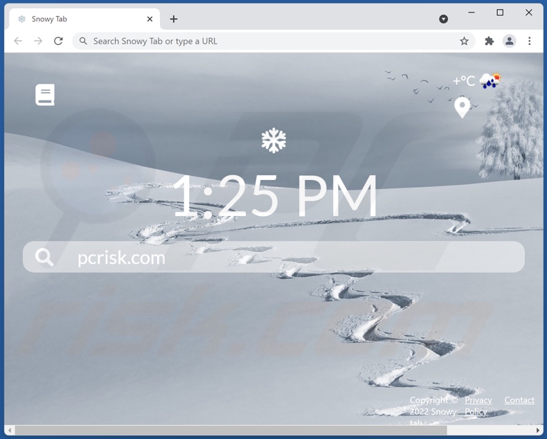 search.snowytab.com browser hijacker