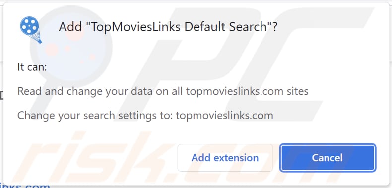 topmovieslinks.com browser hijacker