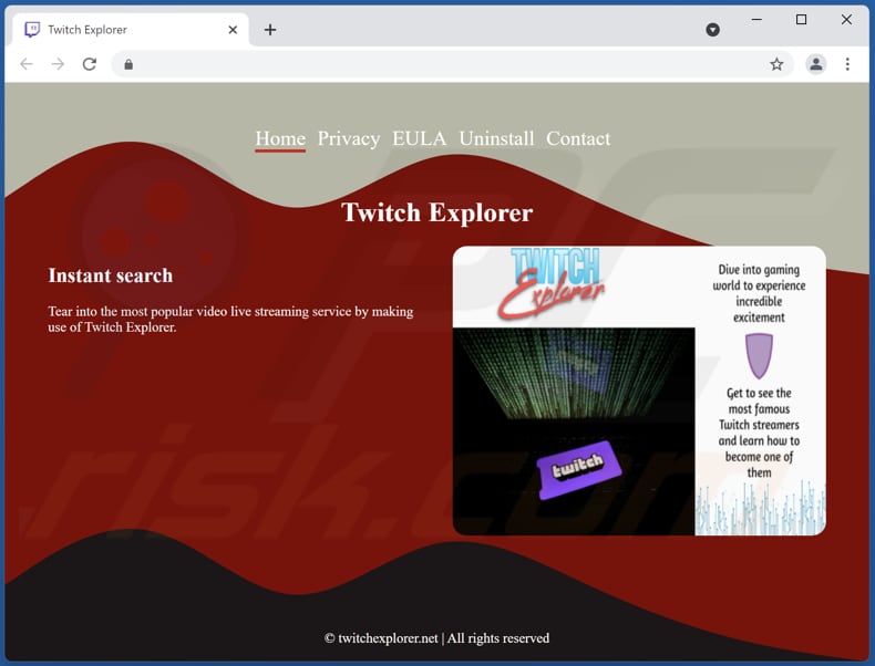 twitch explorer adware promoter