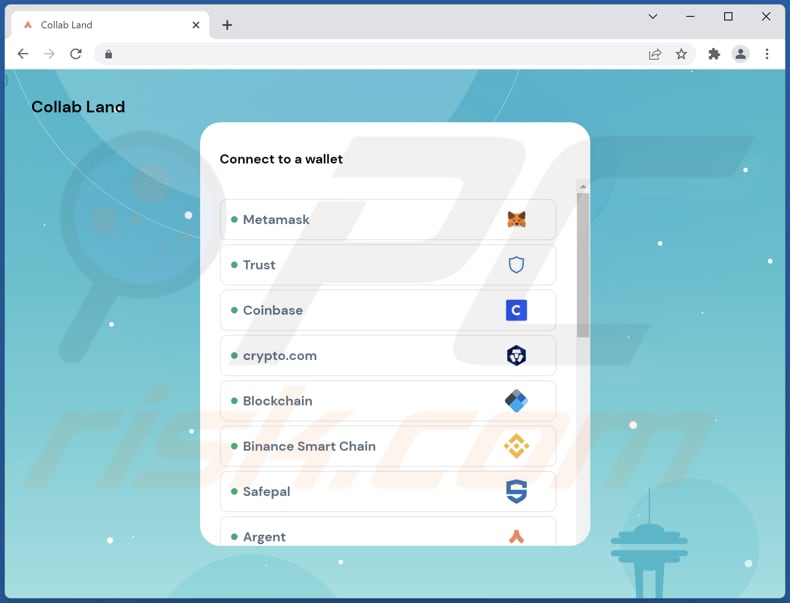 Collab Land pop-up scam