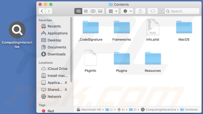 ComputingInteractive adware install folder
