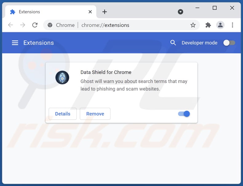 Removing search.wiseghostapp.com related Google Chrome extensions