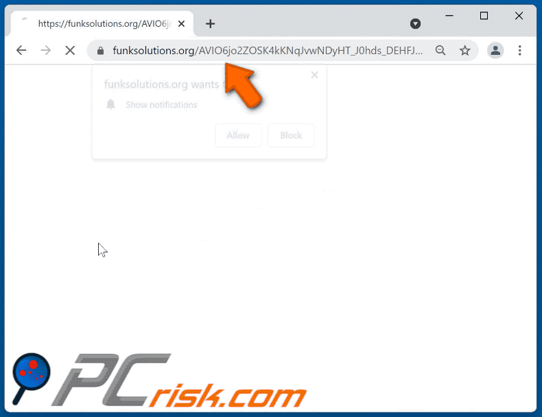 funksolutions[.]org website appearance (GIF)