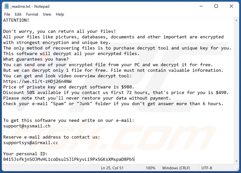Kqgs ransomware text file (_readme.txt)