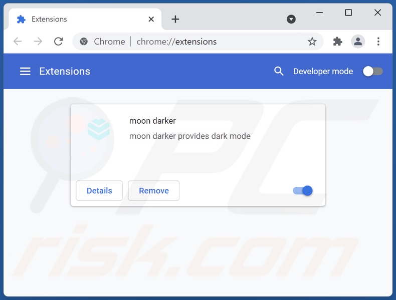 Removing getsins.com related Google Chrome extensions