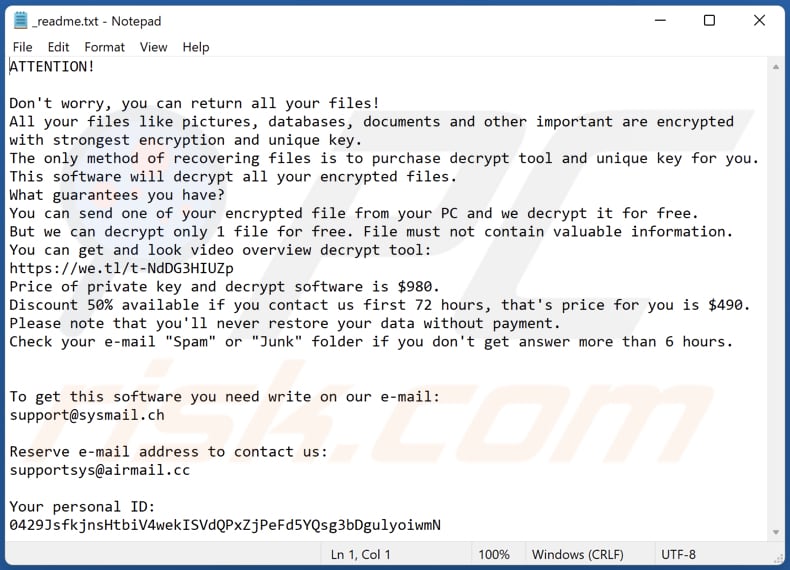Pphg ransomware text file (_readme.txt)
