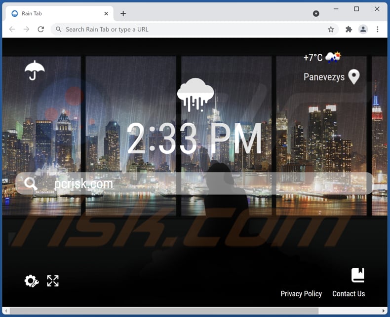 raintab.com browser hijacker