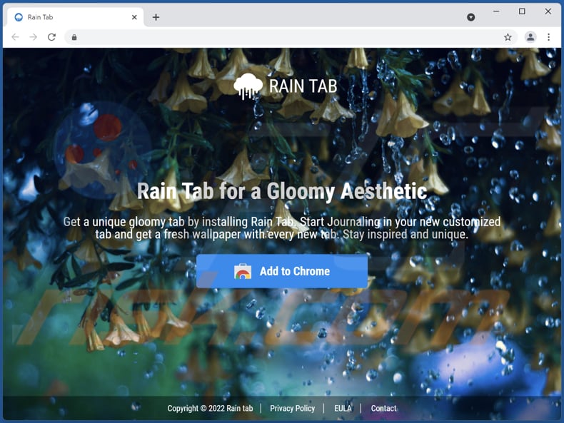 rain tab browser hijacker official site