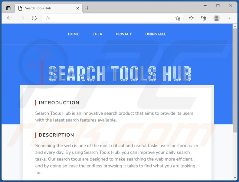 searchtoolshub.com redirect promoter