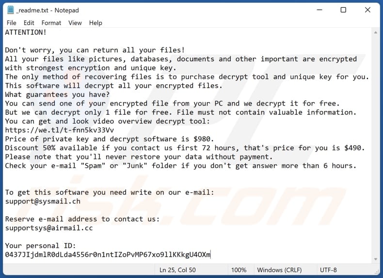 DeezNuts Crypter Ransomware - Decryption, removal, and lost files recovery