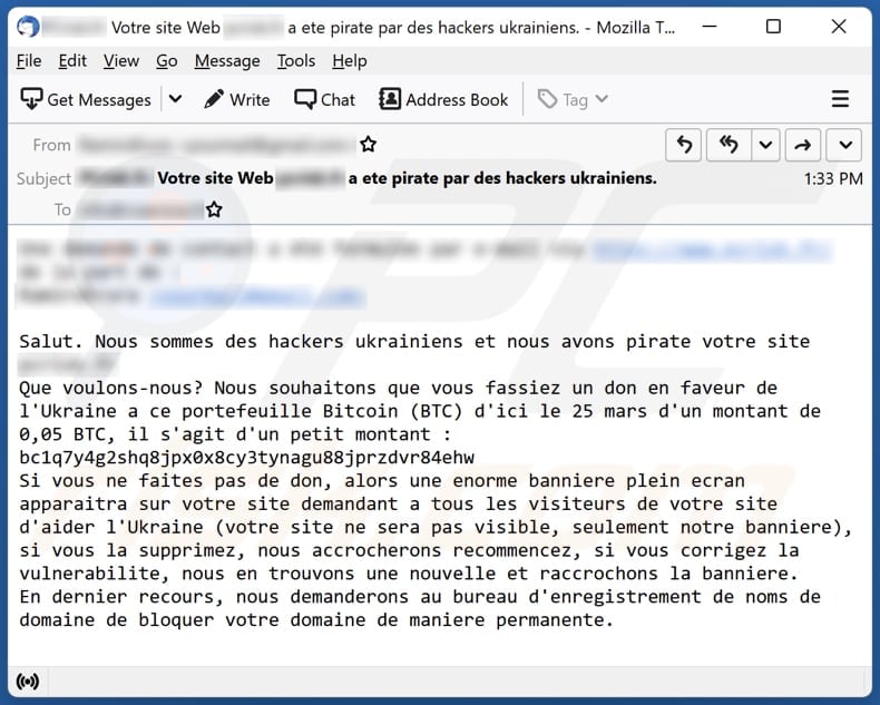 we are Ukrainian hackers and we hacked your site email scan french version