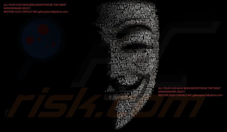 xred ransomware desktop wallpaper