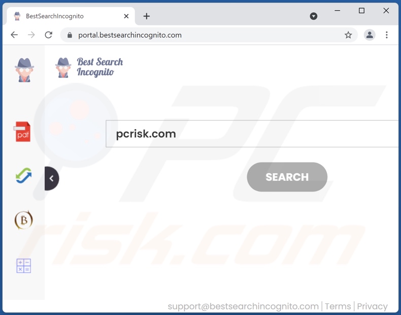 bestsearchincognito.com browser hijacker