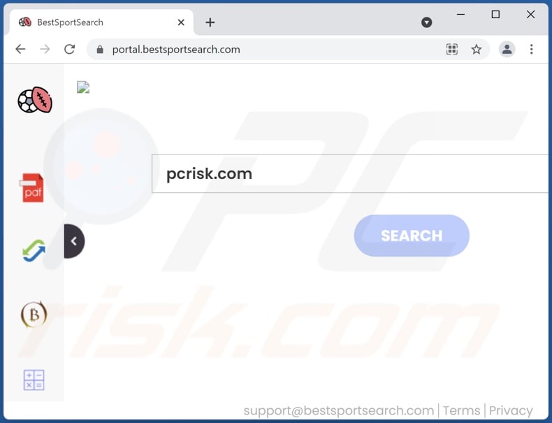 bestsportsearch.com browser hijacker