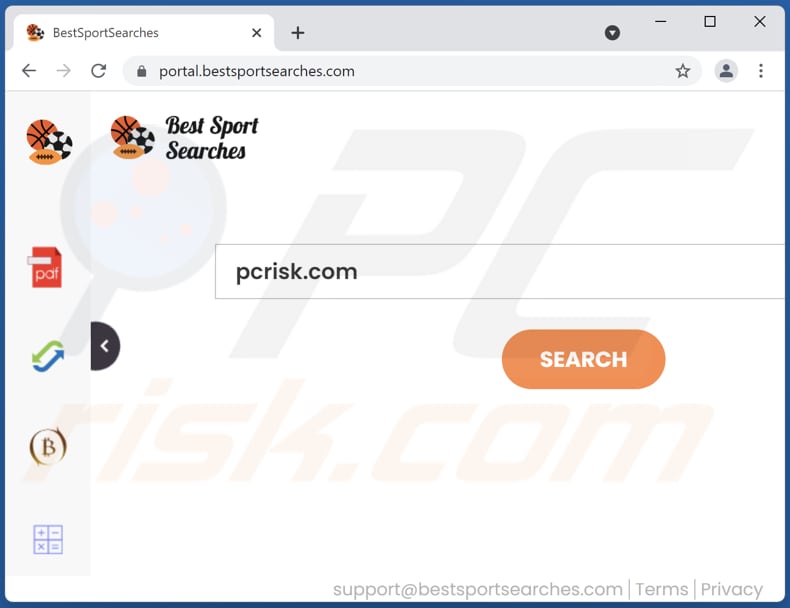 bestsportsearches.com browser hijacker
