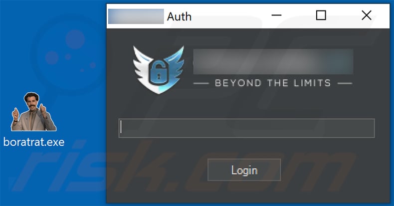 Borat RAT admin panel login