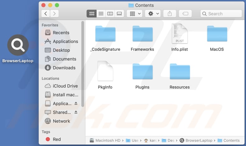 browserlaptop adware contents folder