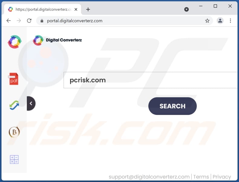 digitalconverterz.com browser hijacker