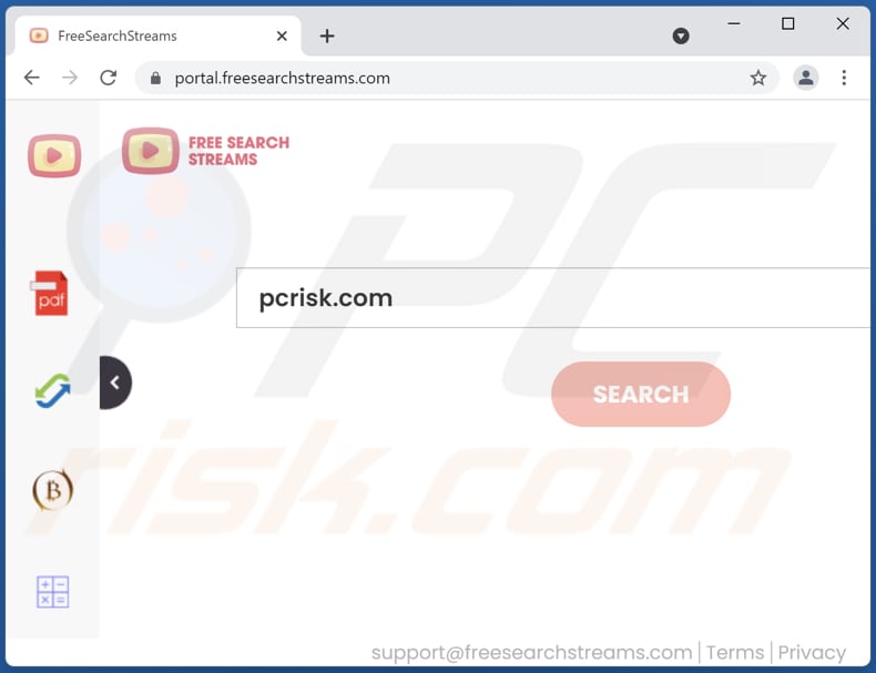 freesearchstreams.com browser hijacker