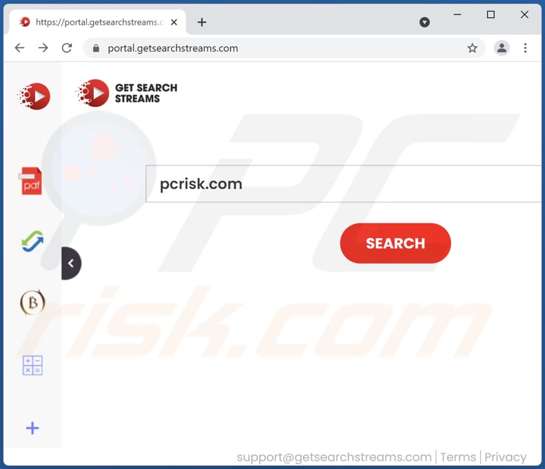 getsearchstreams.com browser hijacker