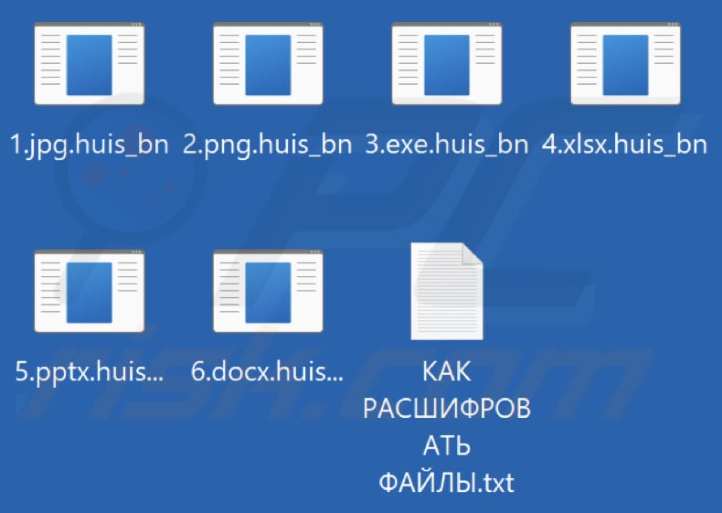 Files encrypted by Huis_bn ransomware (.huis_bn extension)