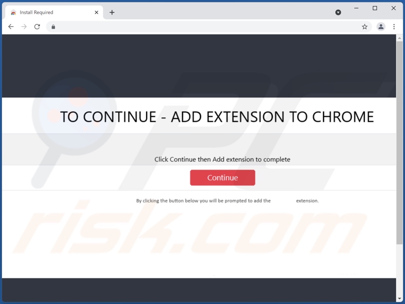 Website used to promote like dark browser hijacker