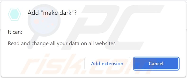 make dark adware