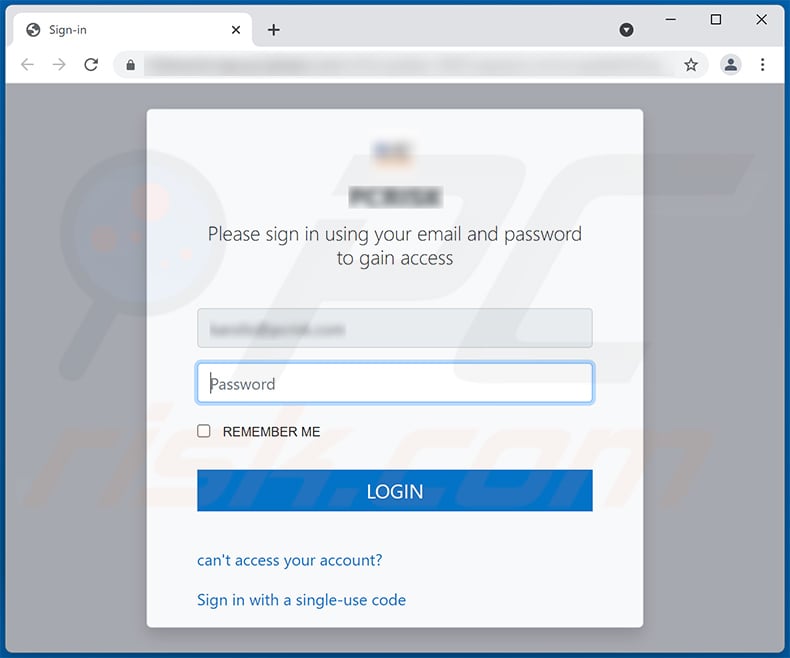 Phishing site promoted via password expiration-themed spam email (2022-04-01 - sample 1)