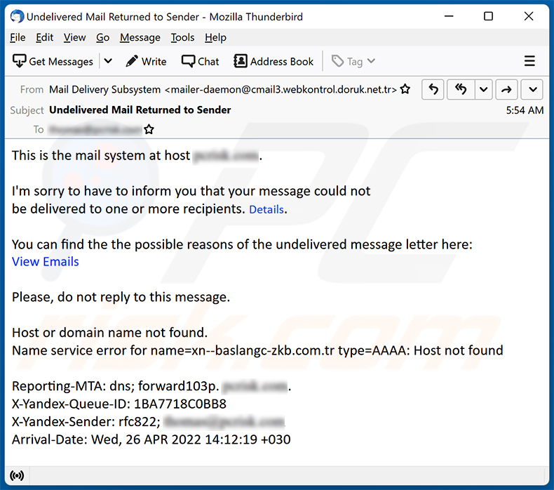 Undelivered mail-themed spam (2022-04-26)