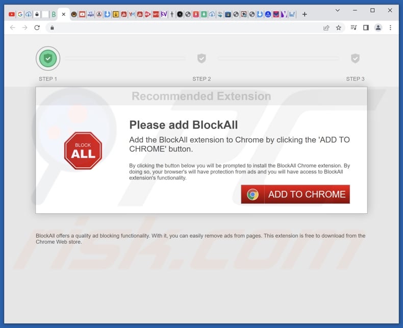 BlockAll - block ads adware promoting website 2