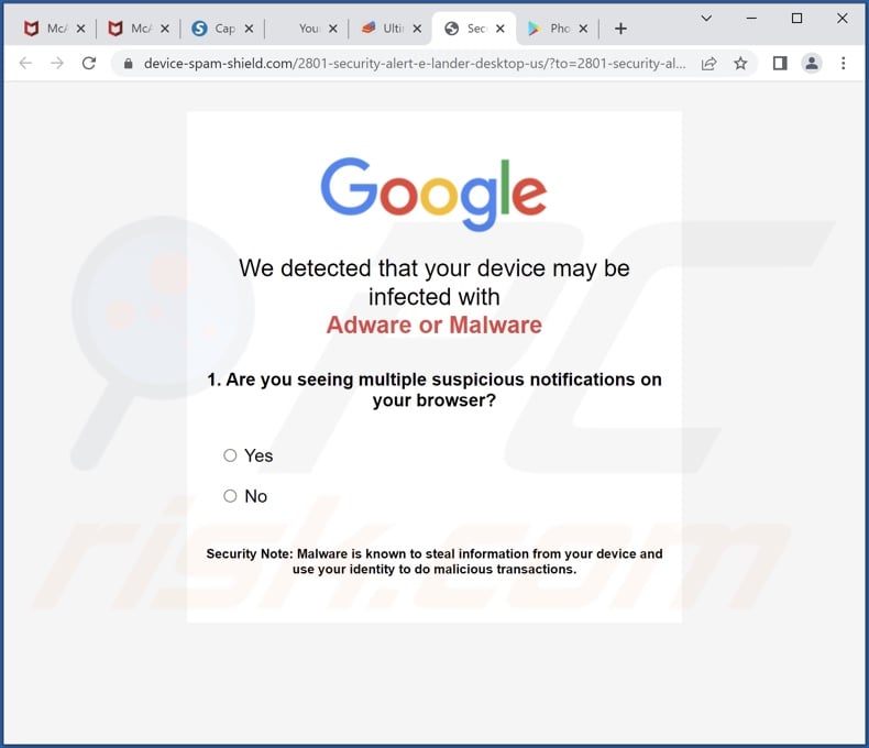 Chrome Is Infected With TrojanSLocker POPUP Scam Removal and