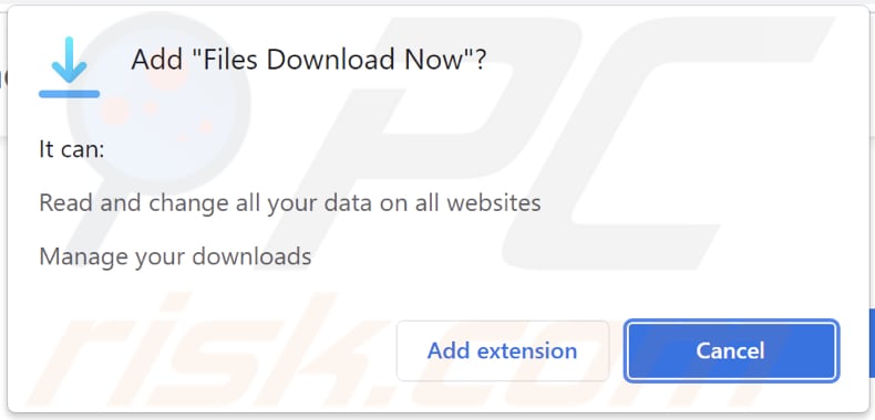 Files Download Now adware
