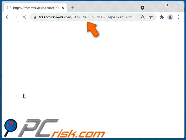 freeadvreviews[.]com website appearance (GIF)