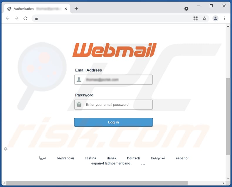 mail delivery successful email scam phishing website