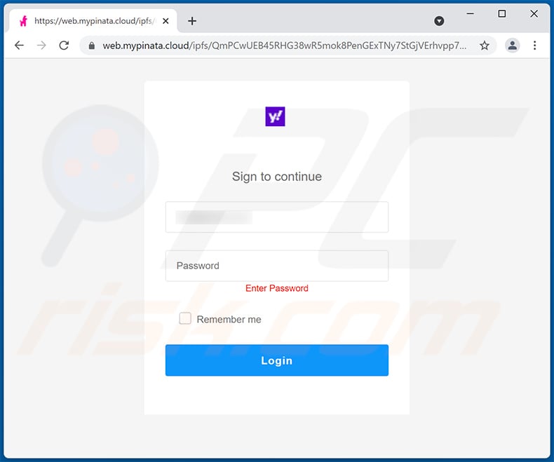 Phishing site promoted via pending incoming emails scam (2022-05-19)