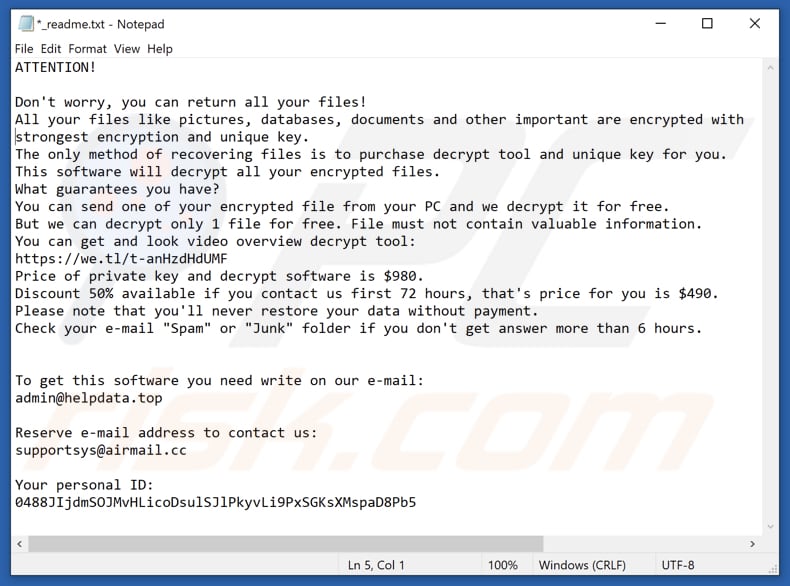 Uihj ransomware text file (_readme.txt)