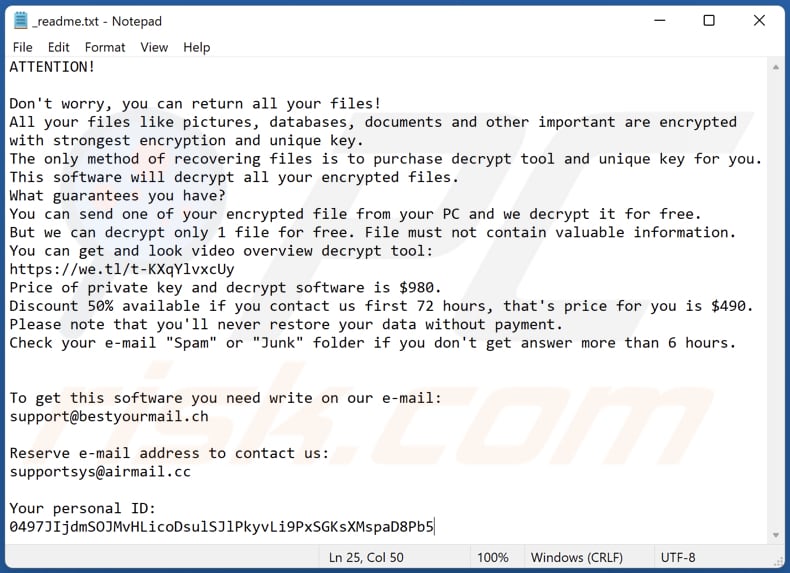 pavadinimas ransomware text file (_readme.txt)