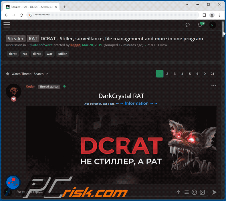 How DCRat (AKA Dark Crystal) Works