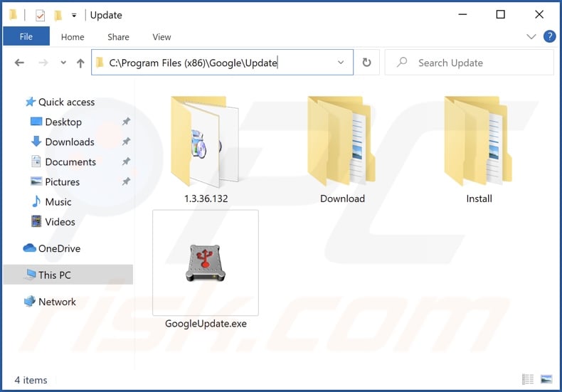 DiskFresh malware second install folder