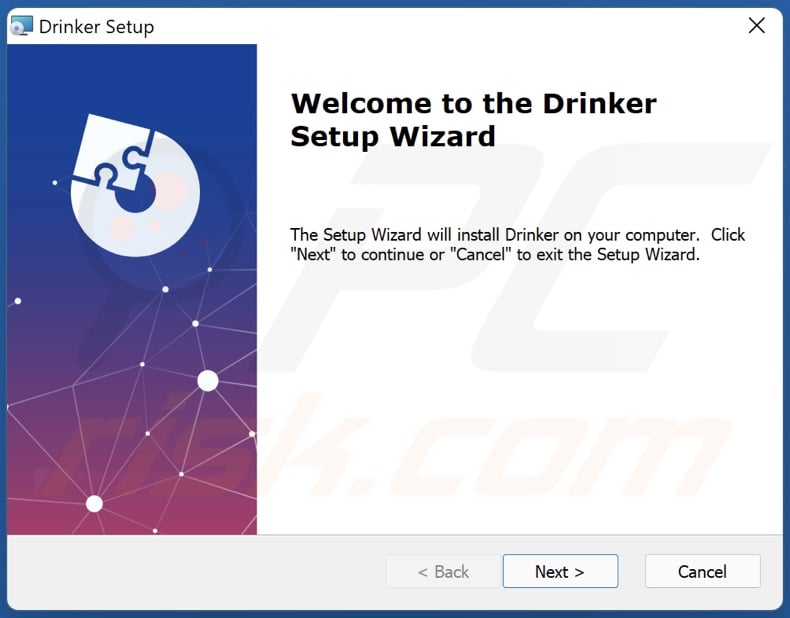 Drinker adware installer